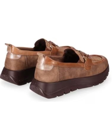 CHIKA10 ST MANDARIN 02 CHAUSSURES FEMME CUIR SYNTHÉTIQUE COMPENSÉES BASSES BEIG-BEIGE