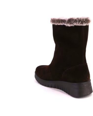 TREINTAS M4670 BOTAS DE MUJER DE ANTE SERRAJE MARRON