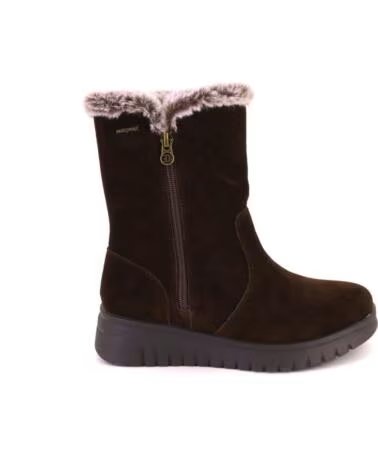 TREINTAS M4670 BOTAS DE MUJER DE ANTE SERRAJE MARRON