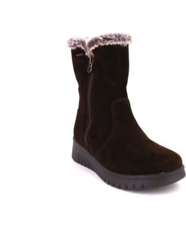 TREINTAS M4670 BOTAS DE MUJER DE ANTE SERRAJE MARRON