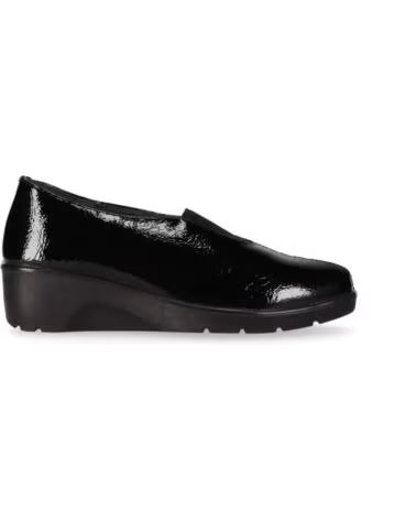 CHIKA10 ST MANDARIN 09 CHAUSSURES FEMME CUIR SYNTHÉTIQUE COMPENSÉES NOIR NEGRO-BLACK