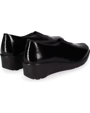 CHIKA10 ST MANDARIN 09 CHAUSSURES FEMME CUIR SYNTHÉTIQUE COMPENSÉES NOIR NEGRO-BLACK