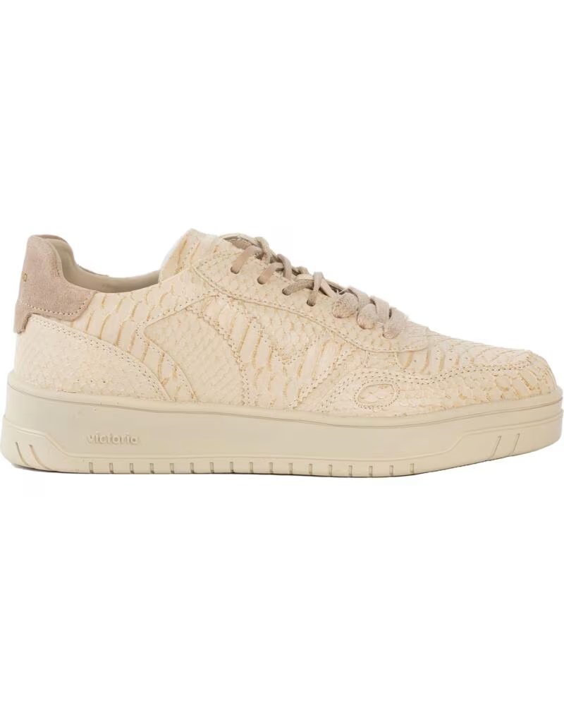 VICTORIA SNEAKERS SEUL SNAKE TEXTURE 1257150 BEIGE