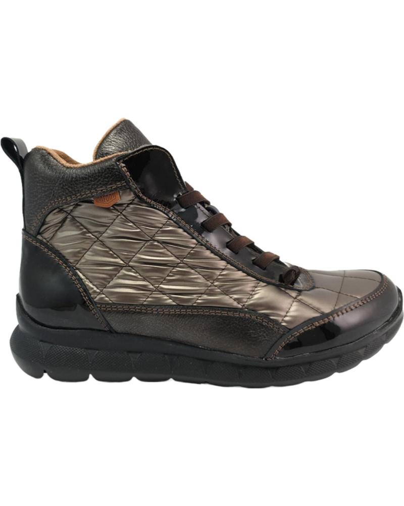 Botines de Mujer ON FOOT SPLIT 40053 TESTA MARRON