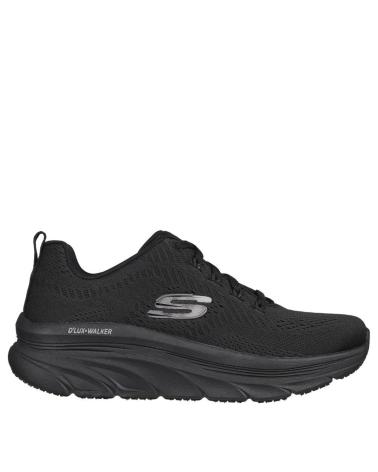 Sapatilhas de Mulher SKECHERS DLUX WALKER FRESH FINESSE NEGRO