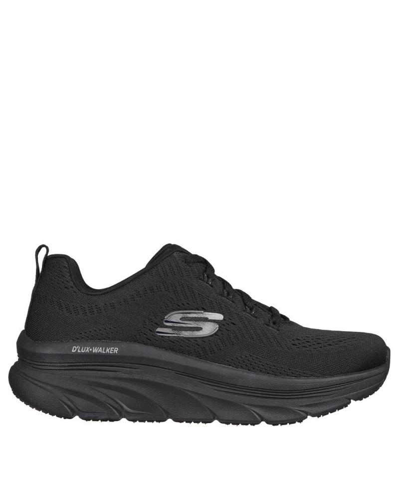 Sapatilhas de Mulher SKECHERS DLUX WALKER FRESH FINESSE NEGRO