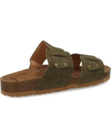 SPORT3PUNTO0 CK-29 GREEN LEATHER SANDALS VARIOS COLORES