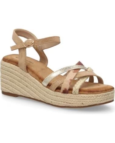 SANDALIA DE CUÑA SPORT3PUNTO0 F280-21 KAKI VARIOS COLORES