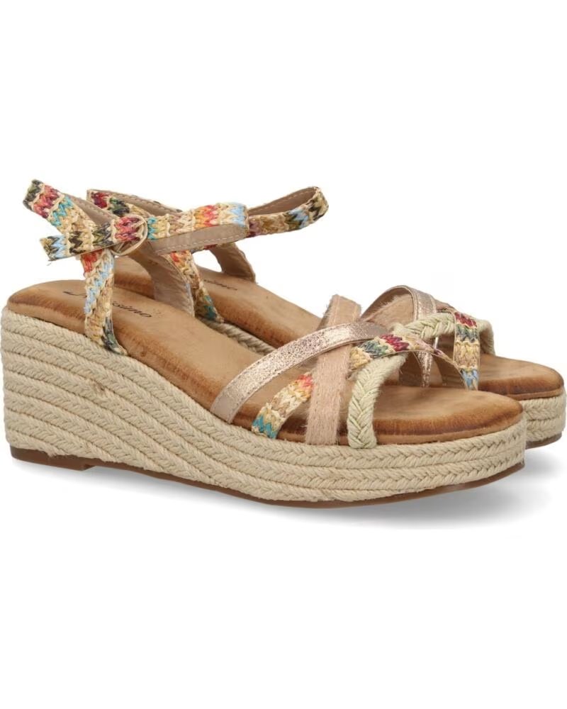 SPORT3PUNTO0 F280-21-MULTI SANDALIA CUÑA TRENZADA VARIOS COLORES