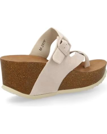 SPORT3PUNTO0 M297 SANDALIAS DE CUÑA BEIGE VARIOS COLORES
