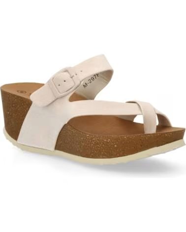 SPORT3PUNTO0 M297 SANDALIAS DE CUÑA BEIGE VARIOS COLORES
