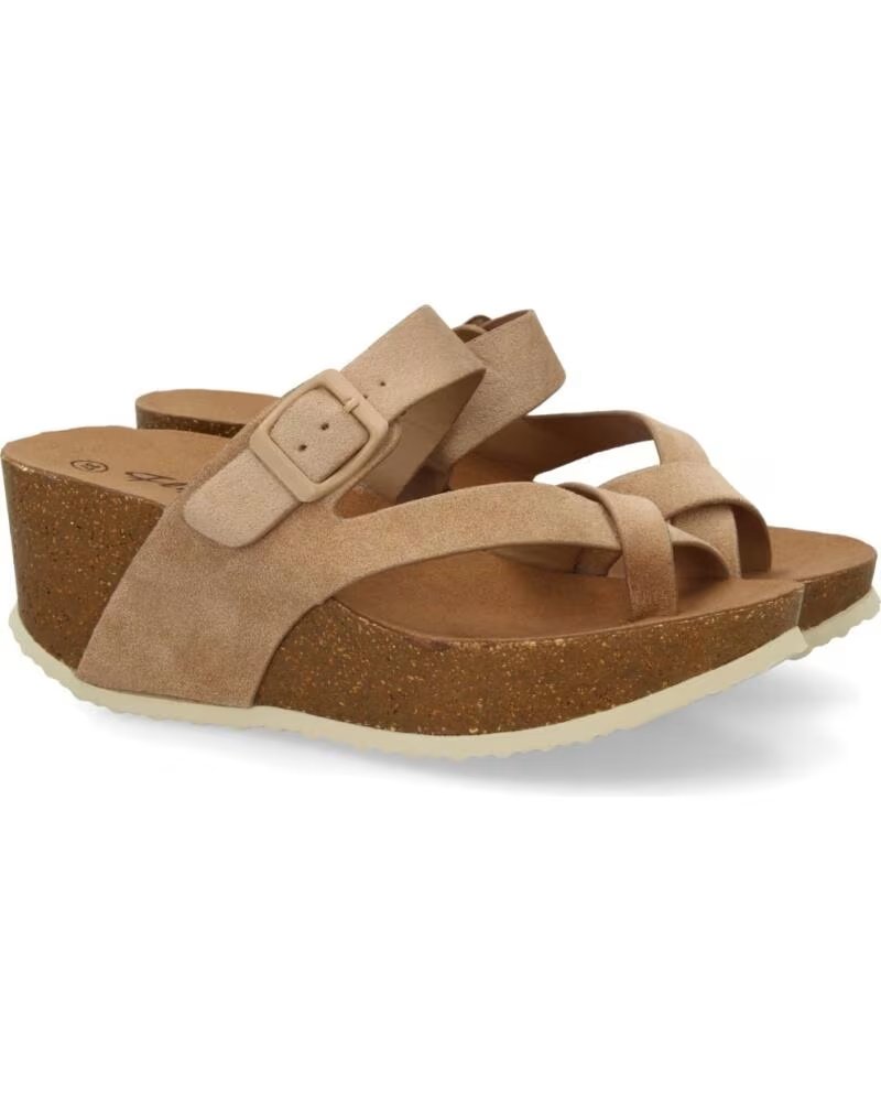 SPORT3PUNTO0 M297 SANDALIAS DE CUÑA KAKI VARIOS COLORES