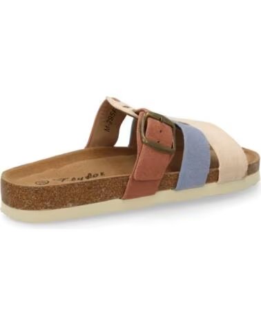 SPORT3PUNTO0 M295-ROSA SANDALIAS PLANAS MULTITONO VARIOS COLORES