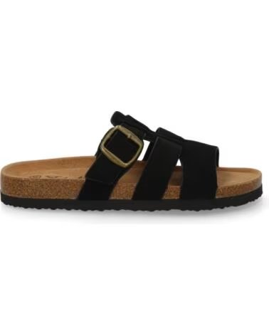 SPORT3PUNTO0 M295 SANDALIAS PLANAS NEGRAS CON HEBILLA VARIOS COLORES