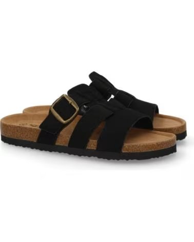 SPORT3PUNTO0 M295 SANDALIAS PLANAS NEGRAS CON HEBILLA VARIOS COLORES