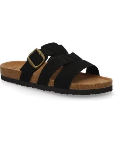 SPORT3PUNTO0 M295 SANDALIAS PLANAS NEGRAS CON HEBILLA VARIOS COLORES