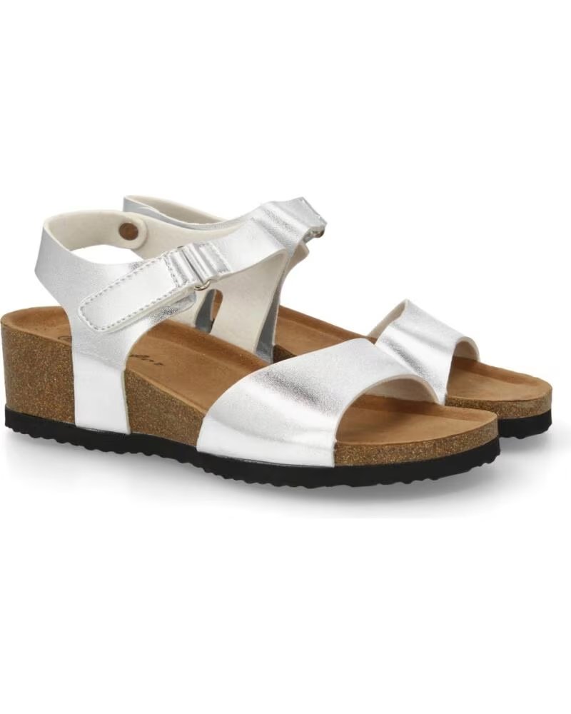 SPORT3PUNTO0 M272 SANDALIAS DE CUÑA PLATEADAS PARA MUJER VARIOS COLORES