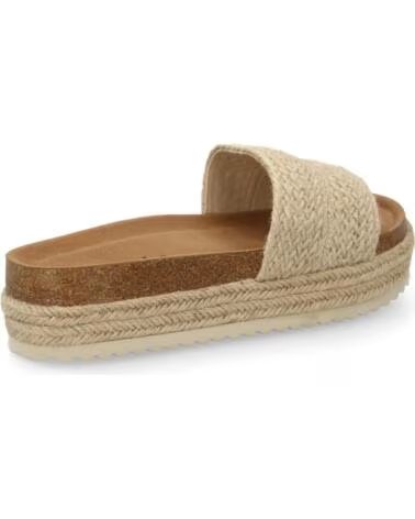 SPORT3PUNTO0 M203 BEIGE SANDALIAS PLANAS CON PLATAFORMA Y YUTE VARIOS COLORES