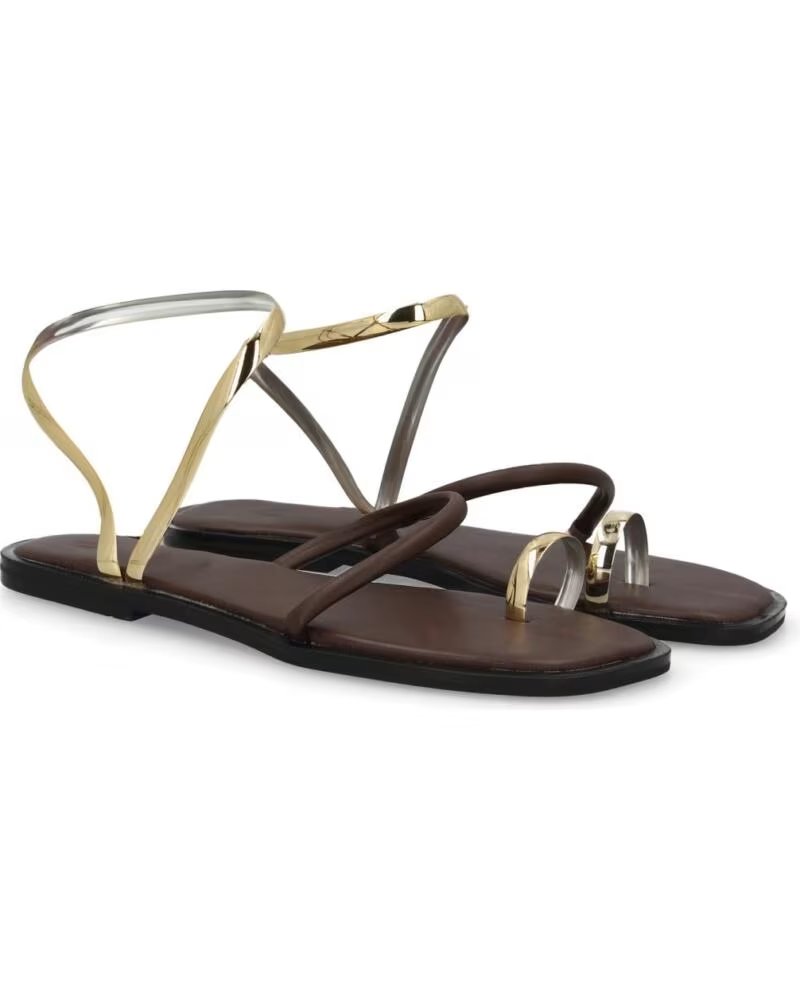 SPORT3PUNTO0 GZ-2A014 SANDALIAS PLANAS MARRÓN VARIOS COLORES