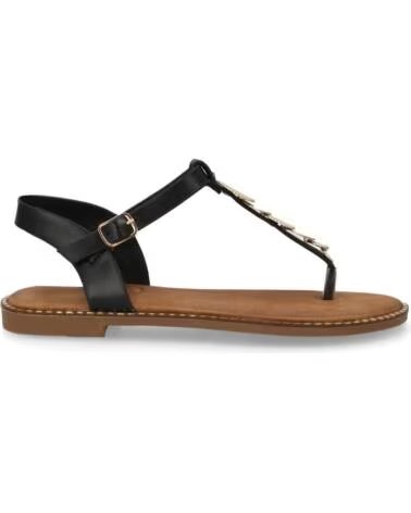 SPORT3PUNTO0 DD273 SANDALIAS PLANAS T-STRAP NEGRAS VARIOS COLORES