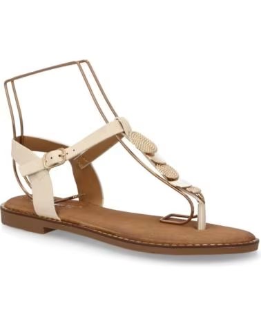SPORT3PUNTO0 DD273 SANDALIAS PLANAS DE DEDOS BEIGE VARIOS COLORES