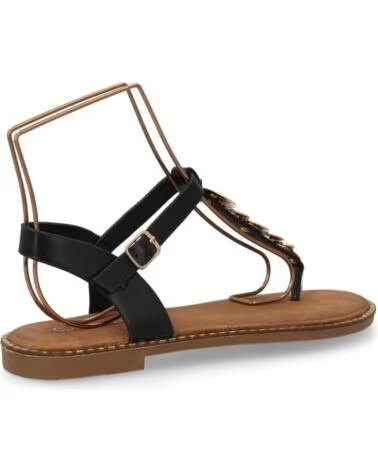SPORT3PUNTO0 DD273 SANDALIAS PLANAS T-STRAP NEGRAS VARIOS COLORES