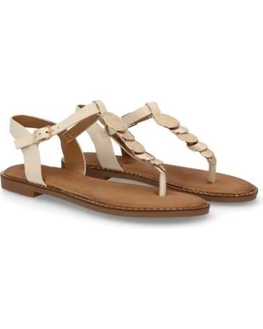 SPORT3PUNTO0 DD273 SANDALIAS PLANAS DE DEDOS BEIGE VARIOS COLORES