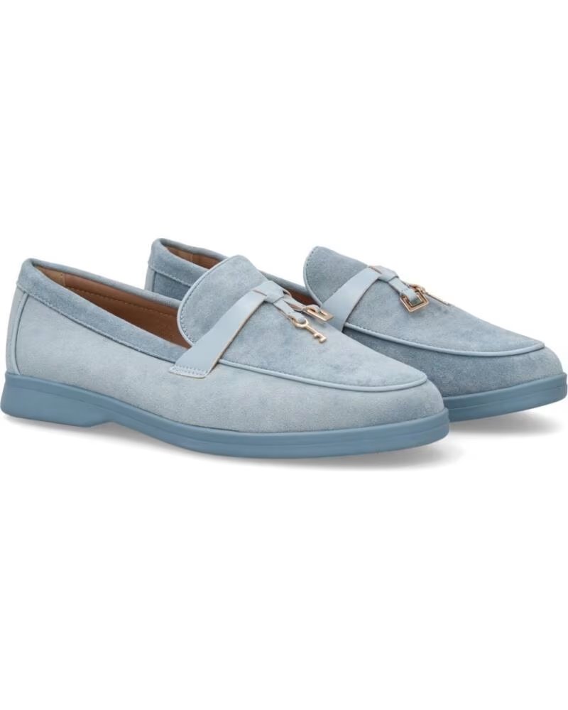 MOCASINES DE PIEL SPORT3PUNTO0 01502 AZUL VARIOS COLORES