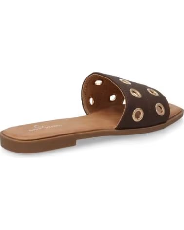 SPORT3PUNTO0 TF2529 MARRÓN SANDALIAS PLANAS CON OJETES VARIOS COLORES