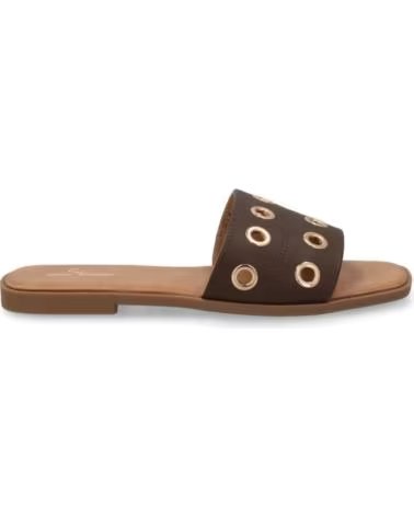 SPORT3PUNTO0 TF2529 MARRÓN SANDALIAS PLANAS CON OJETES VARIOS COLORES
