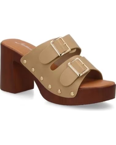 SPORT3PUNTO0 F260-3-APRICOT SANDALIAS DE TACÓN ALTO CON HEBILLAS VARIOS COLORES