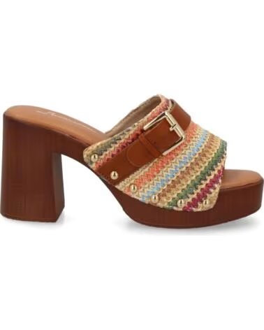 SPORT3PUNTO0 F260-11-MULTI SANDALIAS DE TACÓN MULTICOLOR VARIOS COLORES