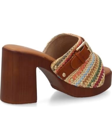 SPORT3PUNTO0 F260-11-MULTI SANDALIAS DE TACÓN MULTICOLOR VARIOS COLORES