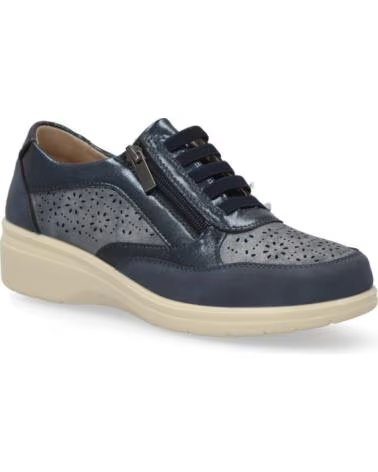 ZAPATILLAS CASUAL DE PIEL SPORT3PUNTO0 H6065 EN AZUL VARIOS COLORES