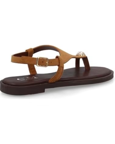 SPORT3PUNTO0 5270 SANDALIAS PLANAS DE DEDO PARA MUJER CAMEL VARIOS COLORES