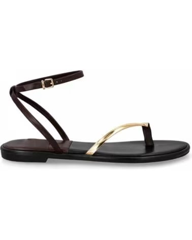 SANDALIA PLANA SPORT3PUNTO0 H8-1183 MARRÓN VARIOS COLORES