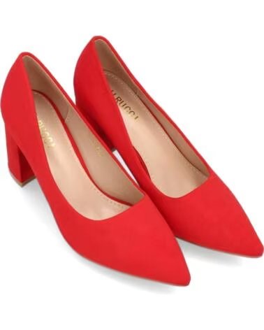SPORT3PUNTO0 TY205 ZAPATOS DE SALÓN ROJOS DE TACÓN ANCHO VARIOS COLORES
