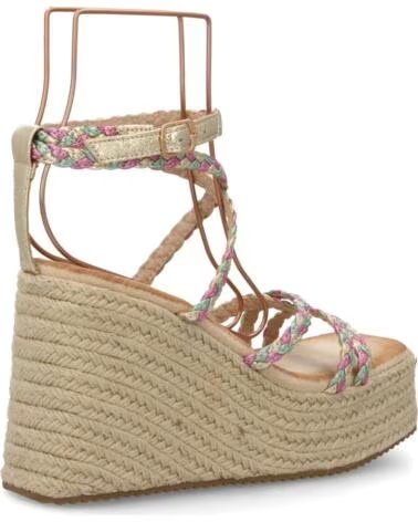 SPORT3PUNTO0 FZL-0024-MULTI SANDALIAS DE CUÑA TRENZADAS MULTICOLOR VARIOS COLORES