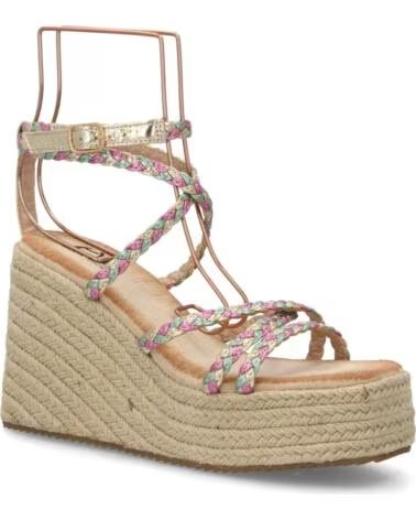 SPORT3PUNTO0 FZL-0024-MULTI SANDALIAS DE CUÑA TRENZADAS MULTICOLOR VARIOS COLORES