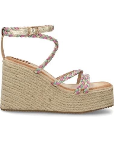 SPORT3PUNTO0 FZL-0024-MULTI SANDALIAS DE CUÑA TRENZADAS MULTICOLOR VARIOS COLORES