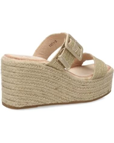 SPORT3PUNTO0 YX51 SANDALIAS DE CUÑA DORADAS CON PLATAFORMA VARIOS COLORES