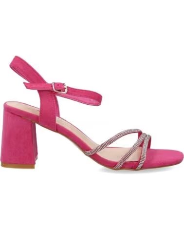 SPORT3PUNTO0 YK814 SANDALIAS DE TACÓN FUCSIA CON BRILLANTES VARIOS COLORES