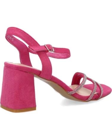 SPORT3PUNTO0 YK814 SANDALIAS DE TACÓN FUCSIA CON BRILLANTES VARIOS COLORES