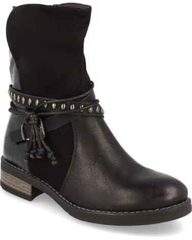 SPORT3PUNTO0 BOTINES MUJER 6935 NEGROS CON TACHUELAS Y HEBILLA VARIOS COLORES