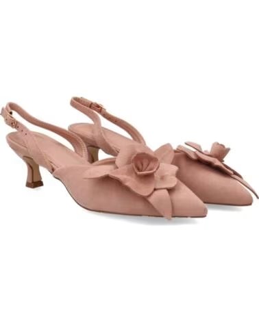 SPORT3PUNTO0 A-5606 ZAPATOS DE TACÓN ROSA CON FLORES VARIOS COLORES