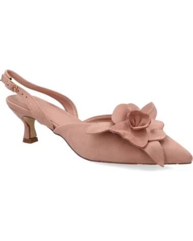 SPORT3PUNTO0 A-5606 ZAPATOS DE TACÓN ROSA CON FLORES VARIOS COLORES