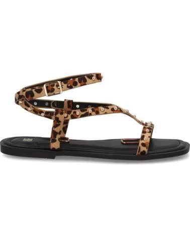 SPORT3PUNTO0 SANDALIAS PLANAS HG-5806 LEOPARDO TACHUELAS VARIOS COLORES