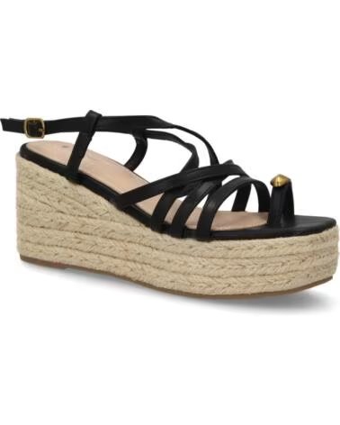 SPORT3PUNTO0 SANDALIA DE TACÓN CON CUÑA Y TIRAS HJN25-5S NEGRO VARIOS COLORES