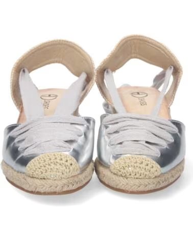 SPORT3PUNTO0 FZ22-26 SANDALIAS DE CUÑA PLATEADAS CON CORDONES VARIOS COLORES