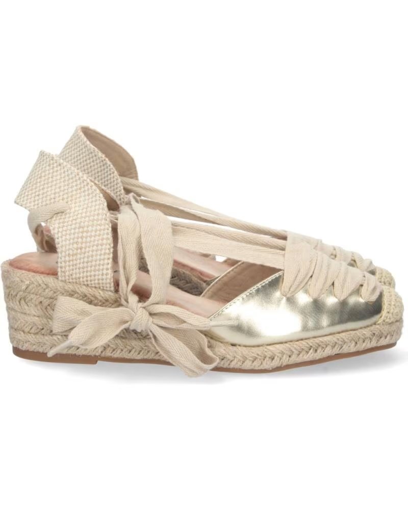 SPORT3PUNTO0 FZ22-26 SANDALIAS DE CUÑA EN ORO Y BEIGE VARIOS COLORES